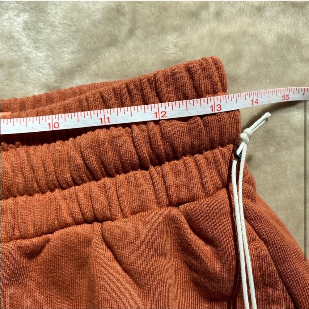 MOTHER Move It! Rust color cozy cotton shorts! NWT!! - Picture 7 of 9